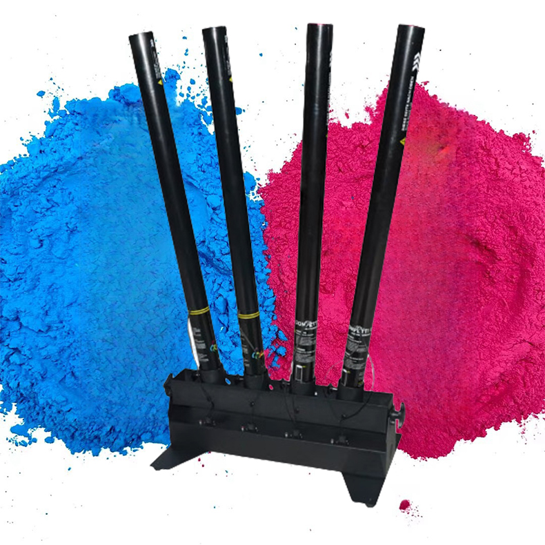Confetti Cannon Tube - Electronic Sprays Confetti Powder Cannon Four