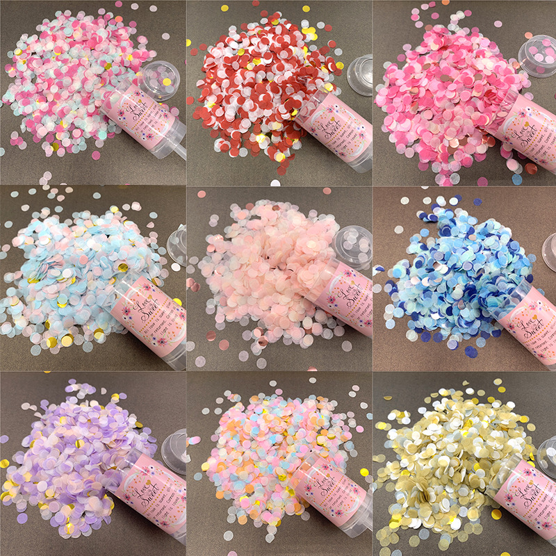 Confetti Cannon Tube - Hand-Operated Spray Confetti for Party Wedding