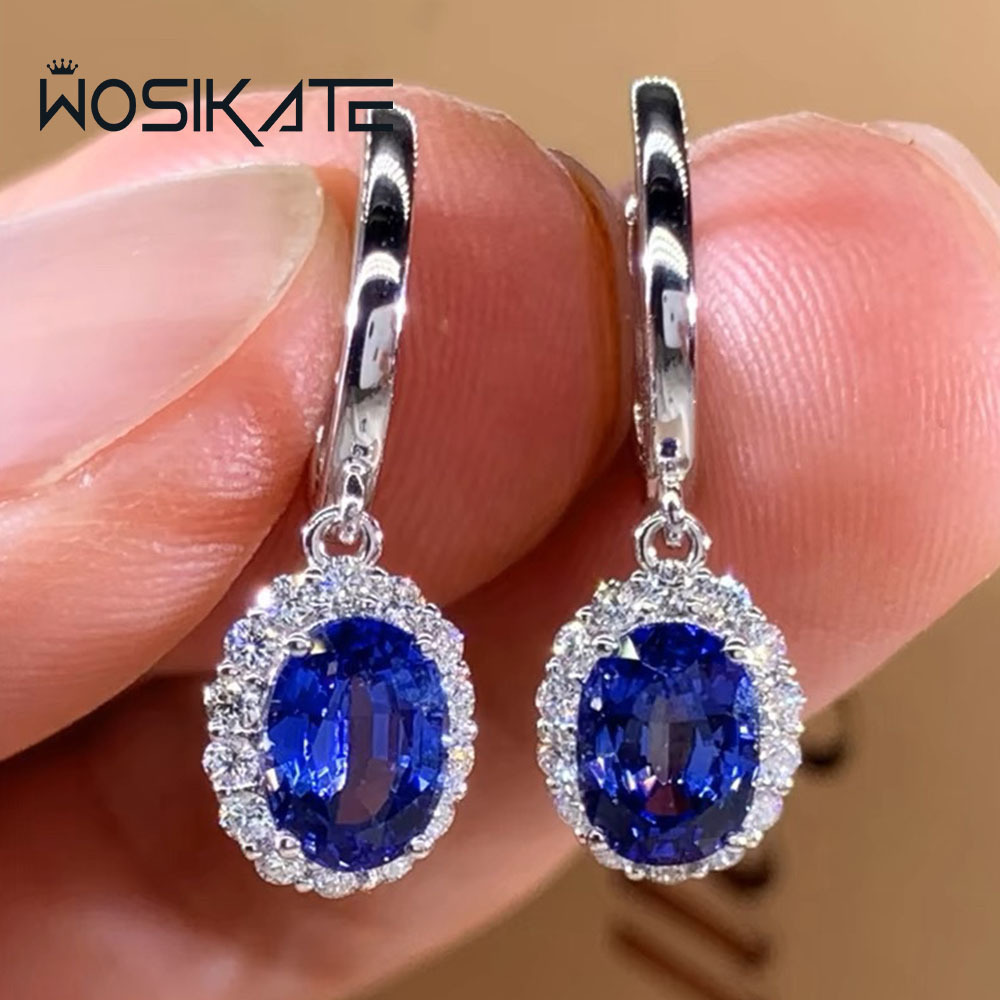 Event Z - WOSIKATE Luxury Sapphire Drop Earrings For