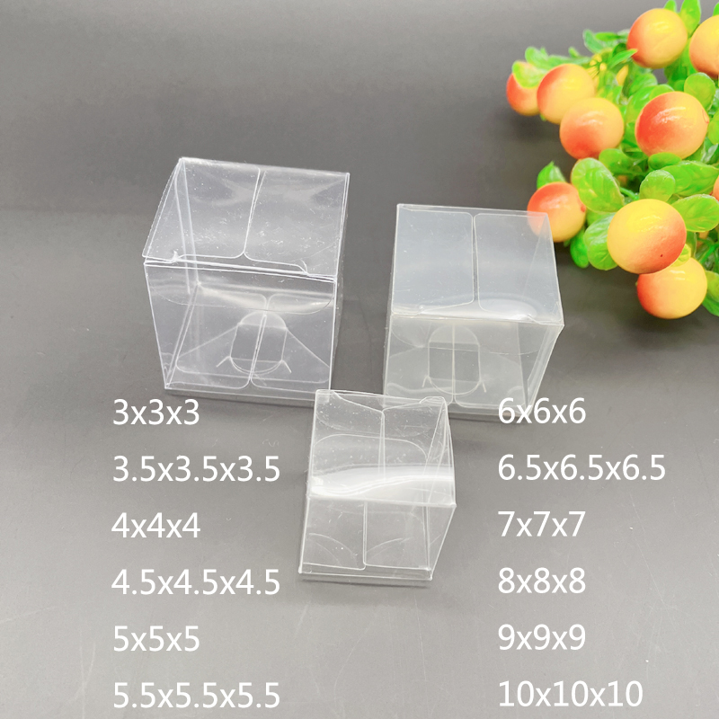 100pcs 3-10cm Square Plastic G - Event Party Box reseña y precio