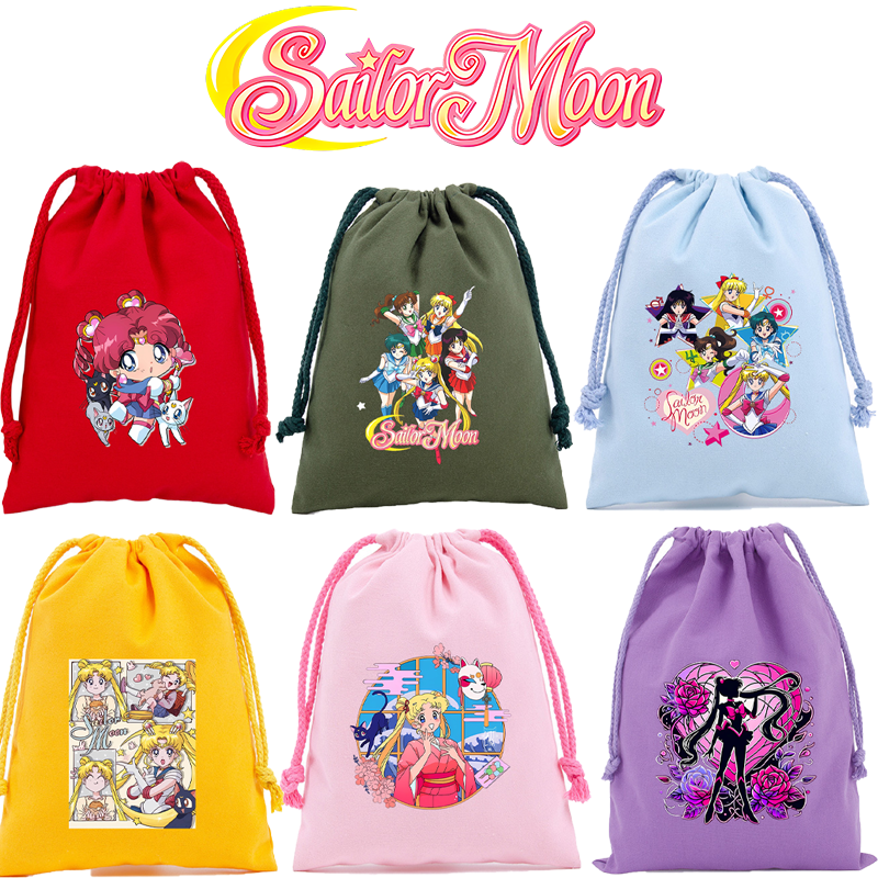 Sailor Moon Small Drawstring P - Party Favor Bag reseña y precio