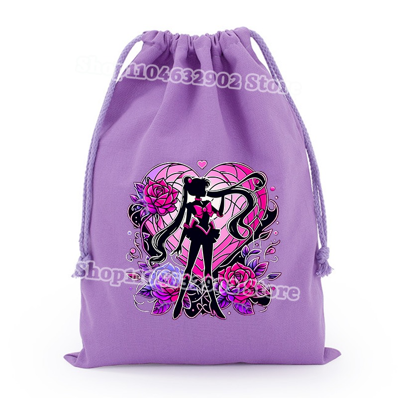 Sailor Moon Small Drawstring P - Party Favor Bag reseña y precio