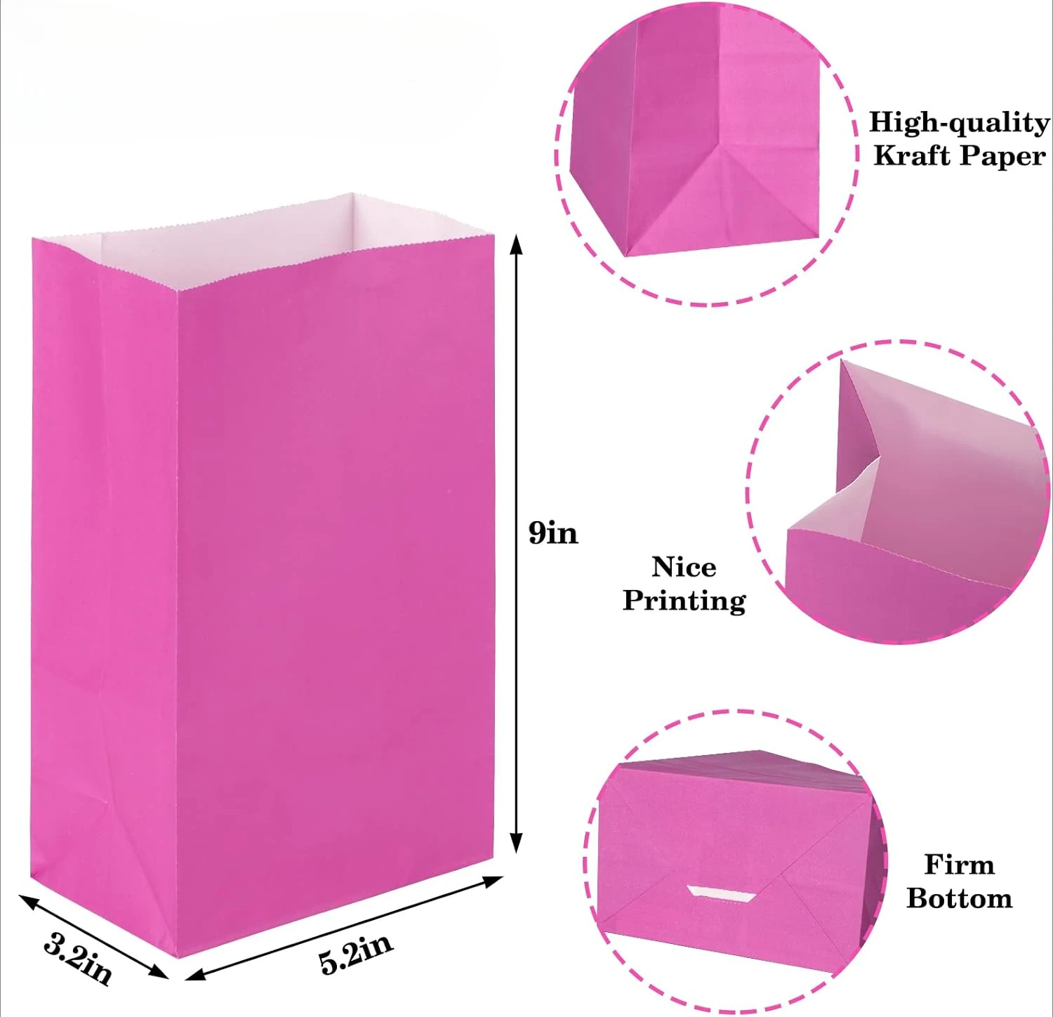 10/20/50pcs colorful Kraft Pap - Event Party Shop reseña y precio