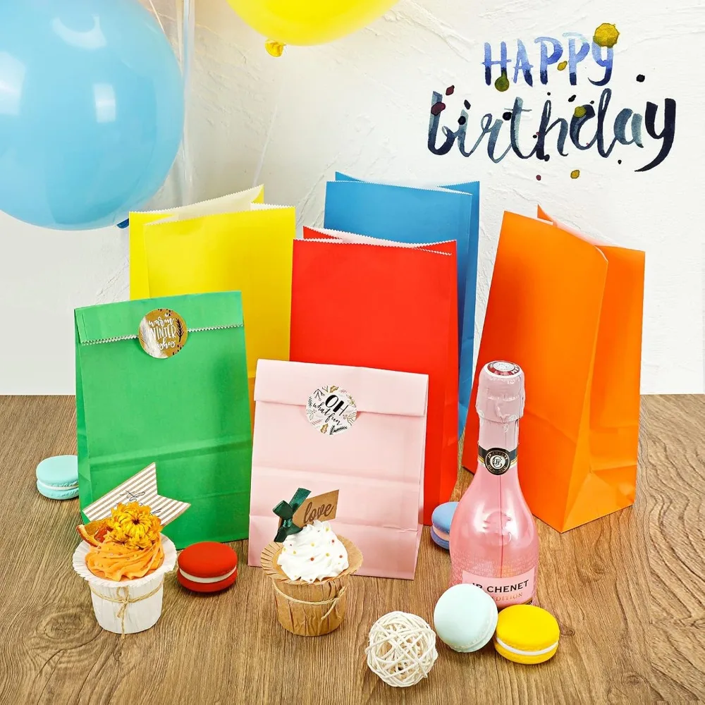 10/20/50pcs colorful Kraft Pap - Event Party Shop reseña y precio