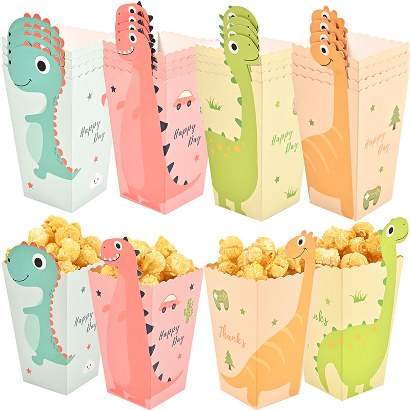 4Pcs Cartoon Dinosaur Boxes Di - Event Party Box reseña y precio
