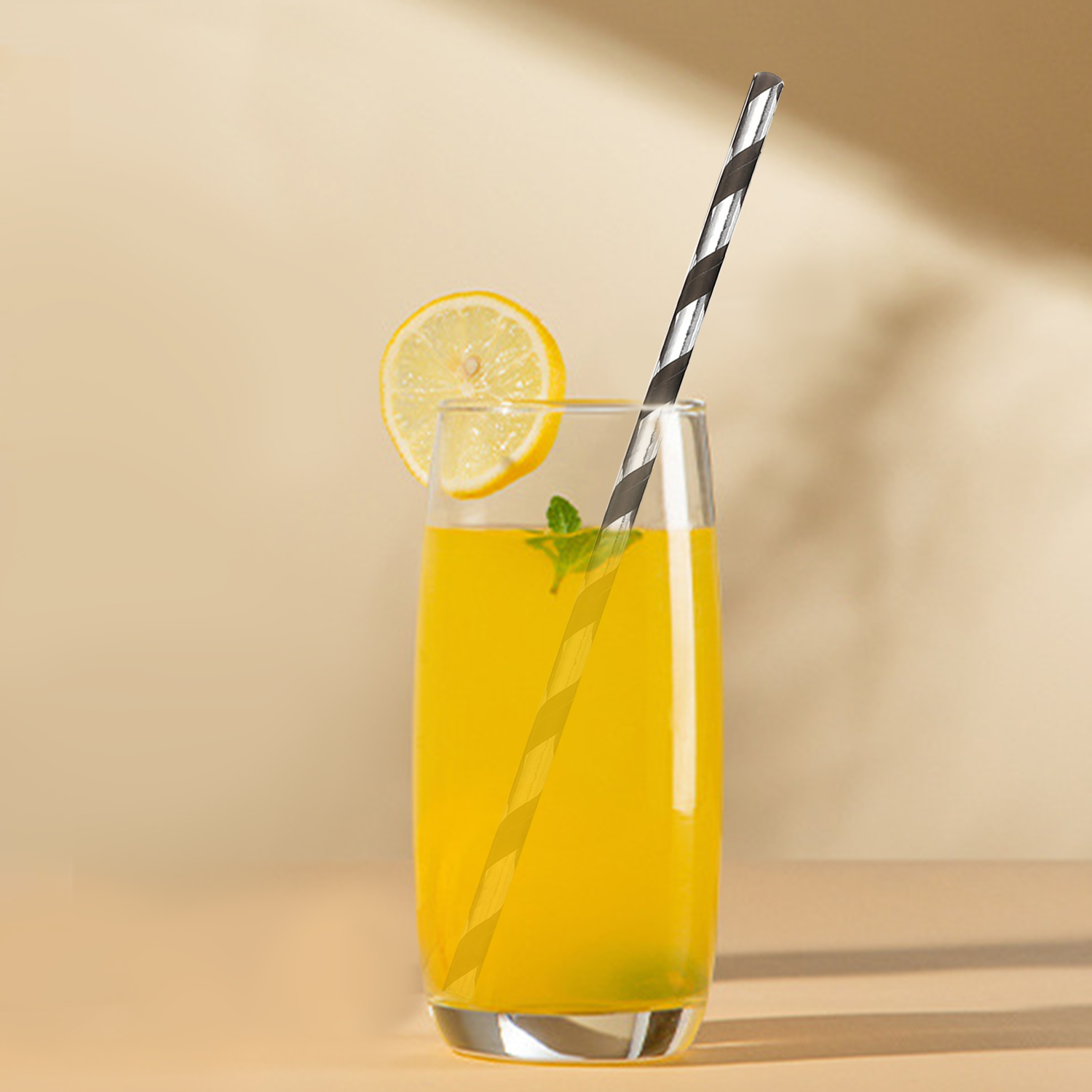 25 Pcs Colorful Disposable Pap - Paper Straw Color reseña y precio