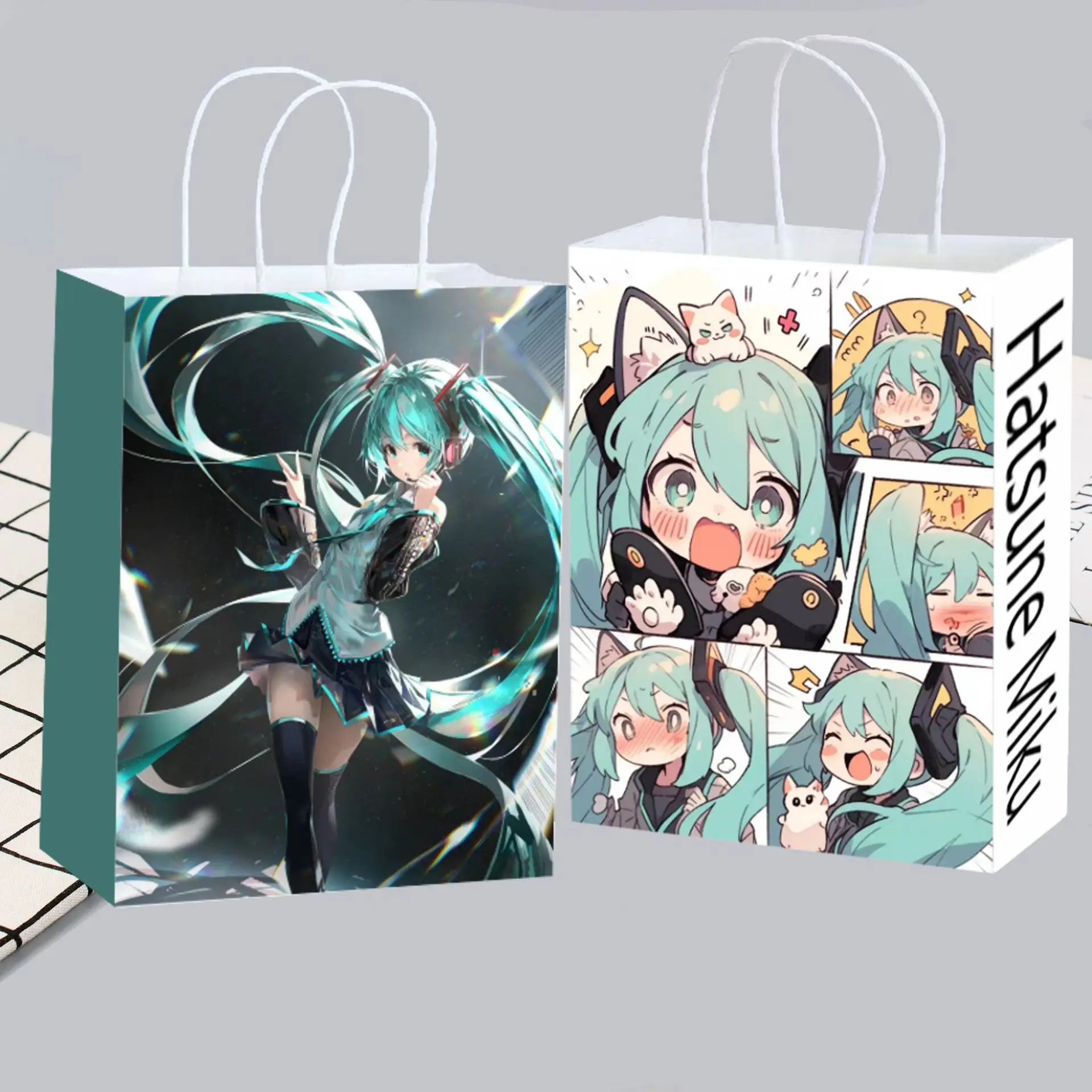 Cute Anime Hatsune Miku Paper  - Party Favor Bag reseña y precio