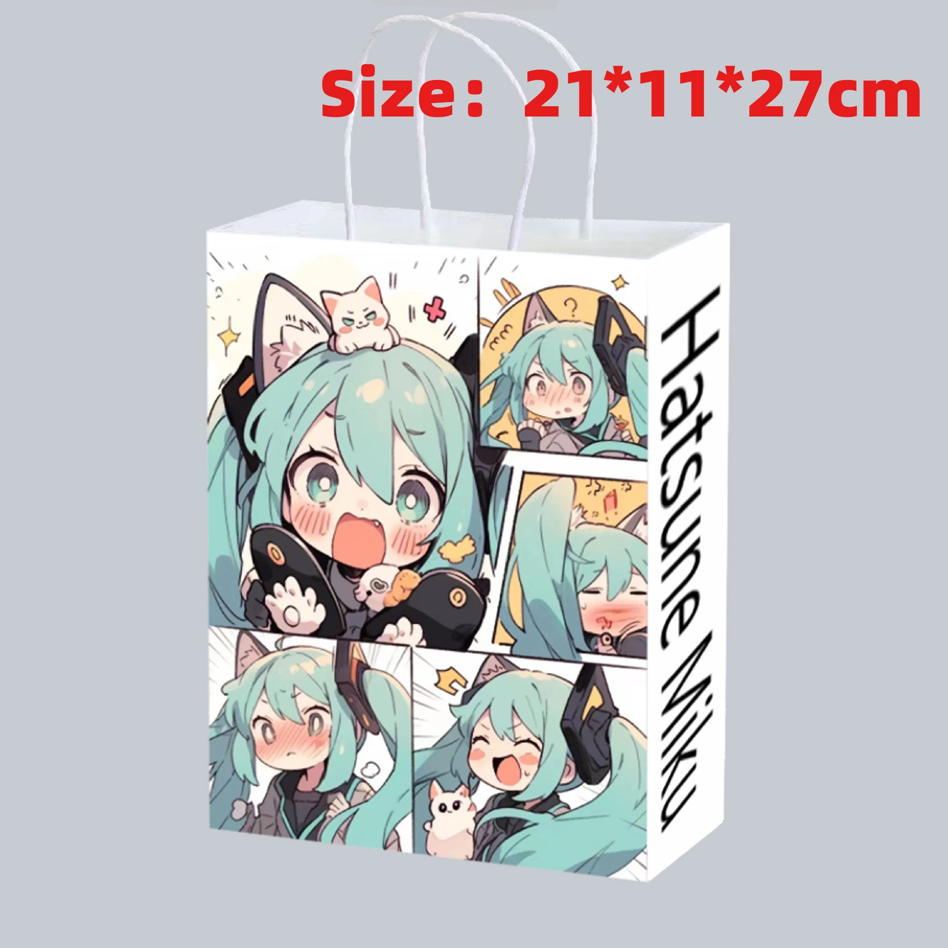 Cute Anime Hatsune Miku Paper  - Party Favor Bag reseña y precio