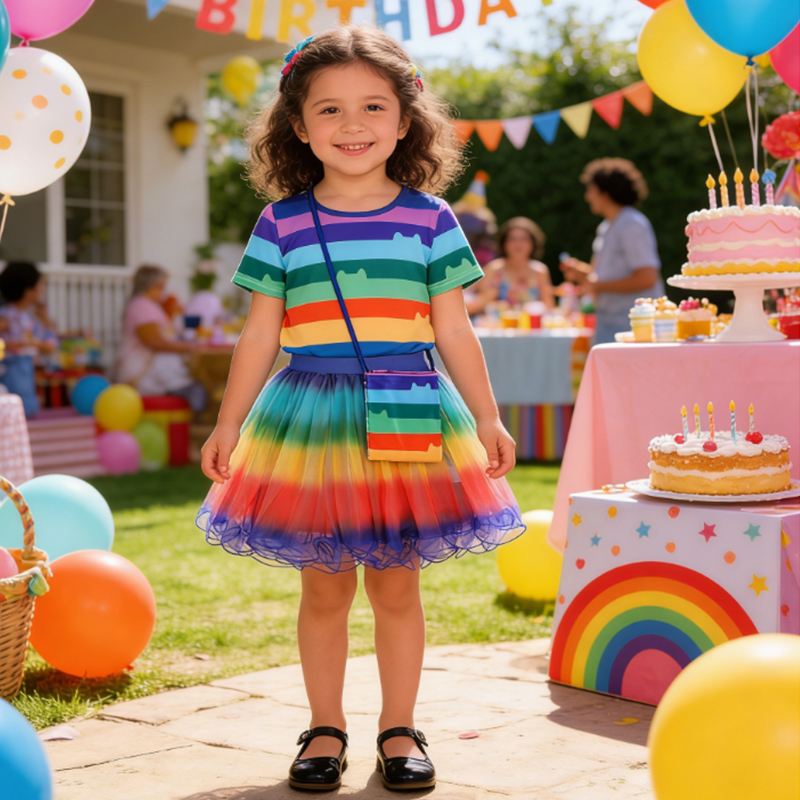 Halloween Costume Girl	Rainbow - Party Favor Bag reseña y precio