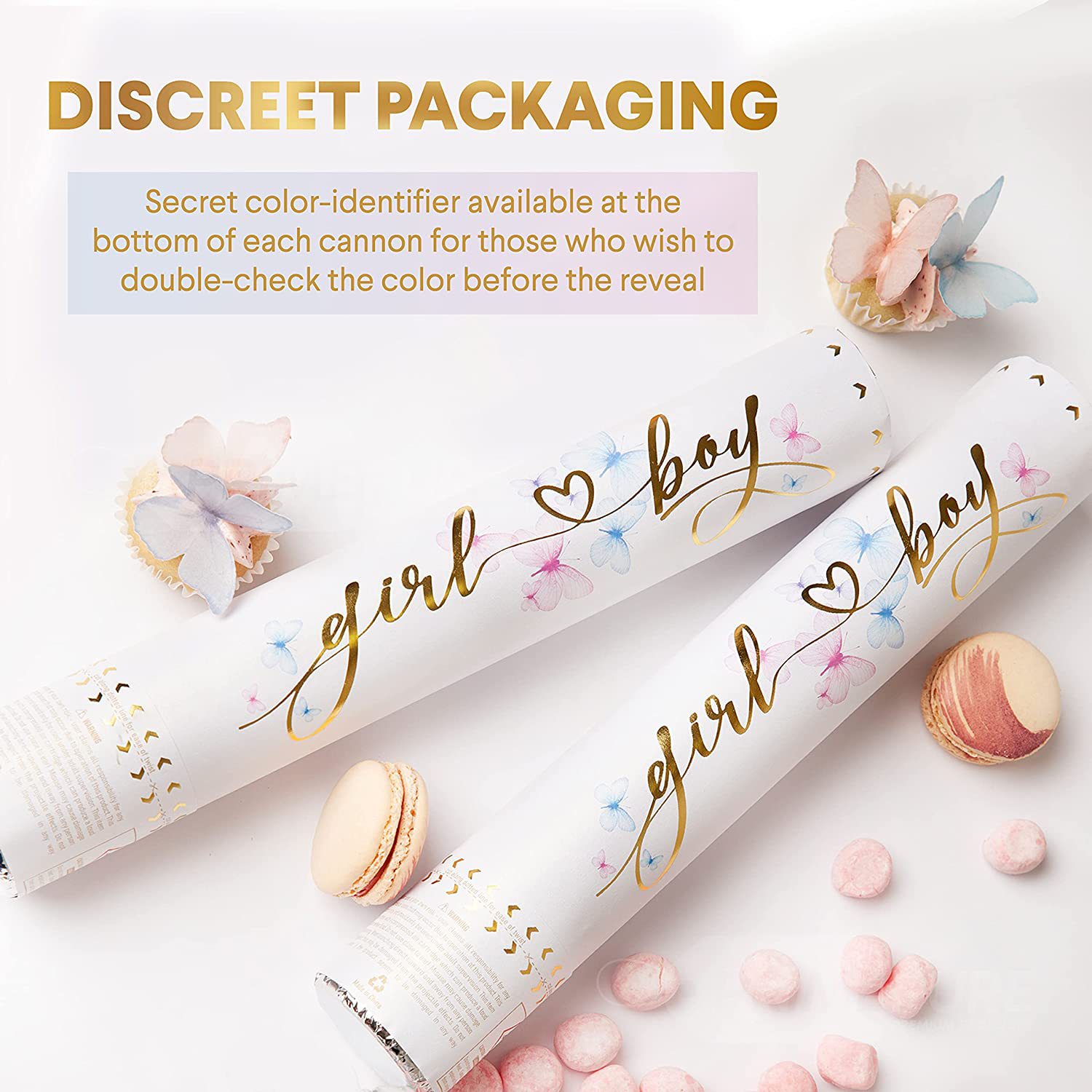 Gender reveal party confetti c - Confetti Cannon Tube reseña y precio