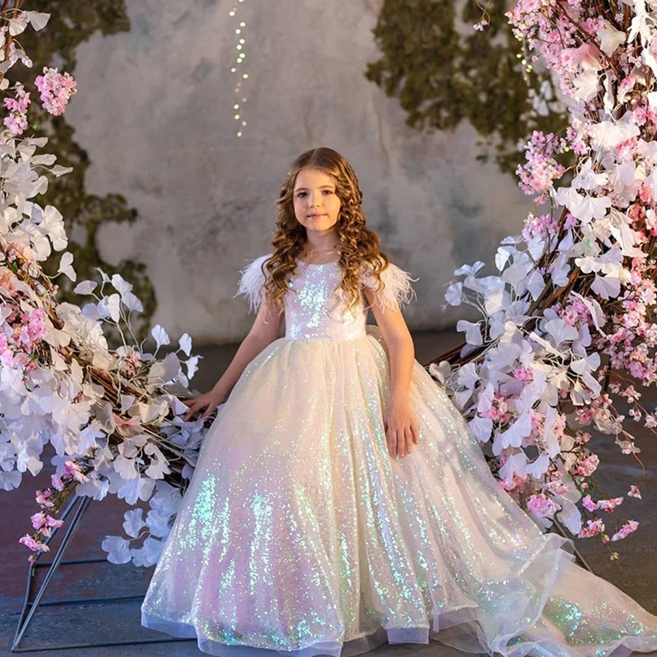 Customized Glitter Flower Girl - Birthday Sash Glitter reseña y precio
