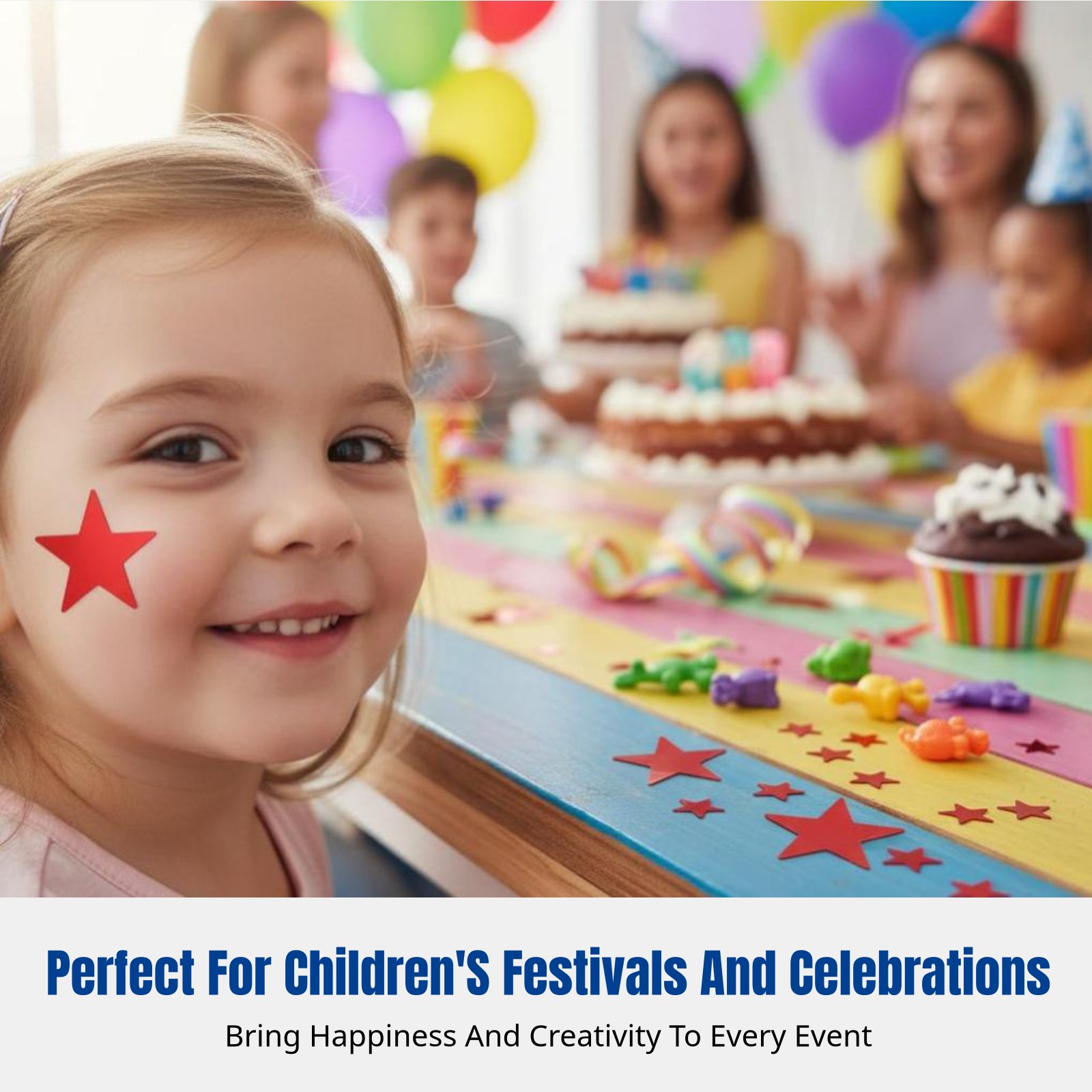 Celestial Sparkle Face Sticker - Event & Party Supply reseña y precio