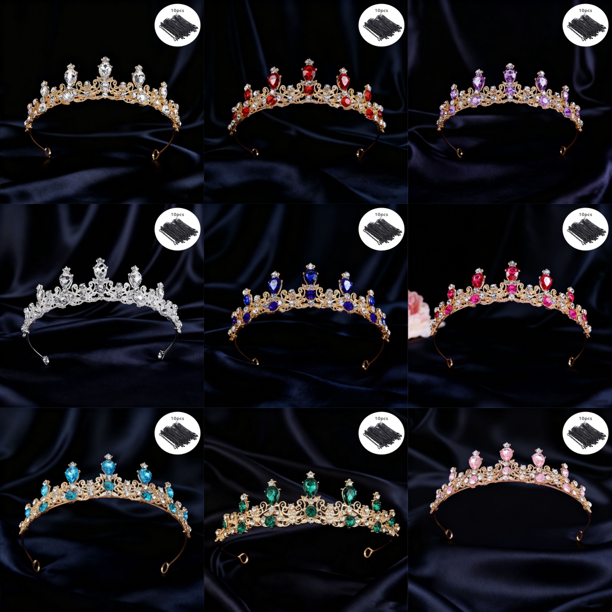 Bridal Tiara Vintage Scroll Rh - Event & Party Supply reseña y precio