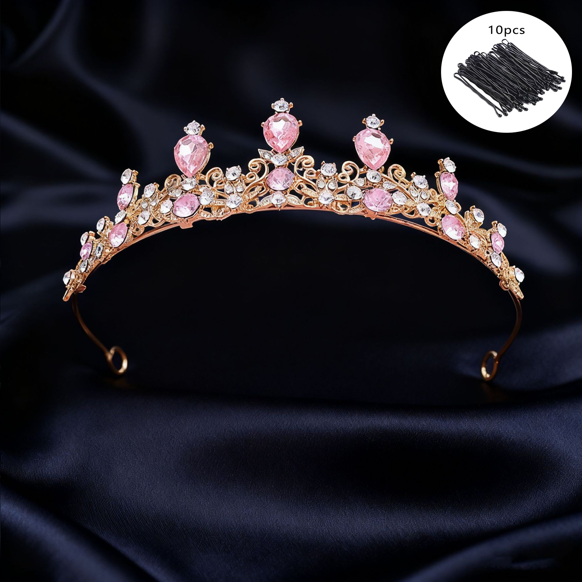 Bridal Tiara Vintage Scroll Rh - Event & Party Supply reseña y precio