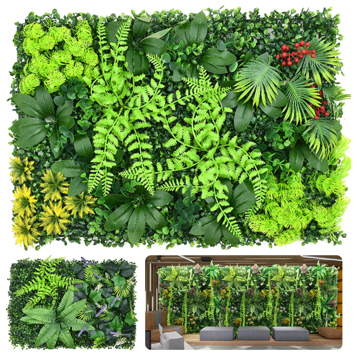 Artificial Plant Wall Plastic  - Flower Wall Panel reseña y precio