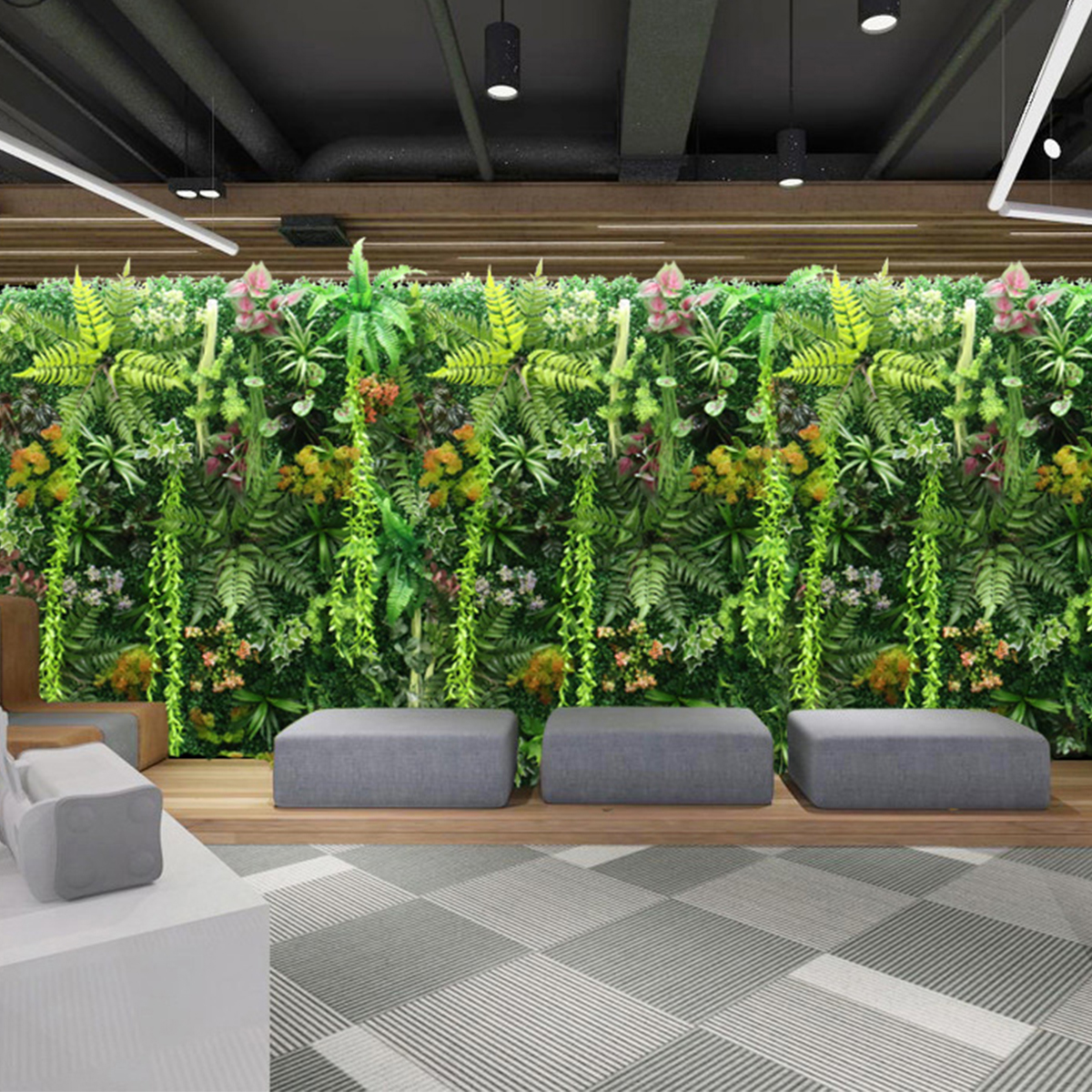 Artificial Plant Wall Plastic  - Flower Wall Panel reseña y precio
