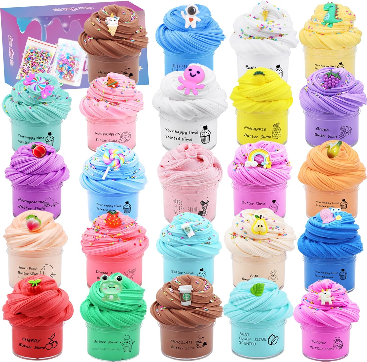 24 Pack Butter Slime Kit, Part - Party Favor Bag reseña y precio