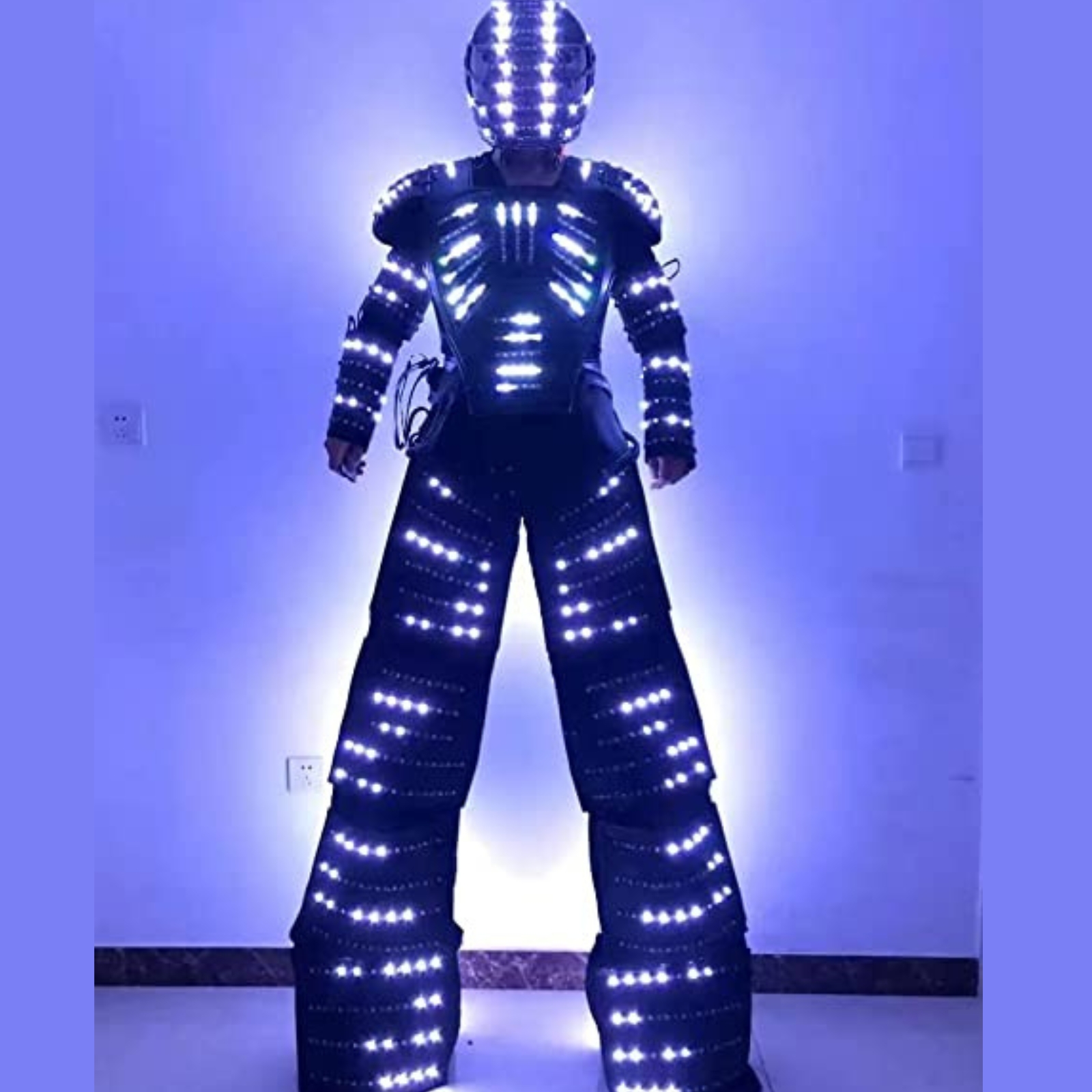 Adult LED Robot Costume Lumino - Event Party Dj reseña y precio