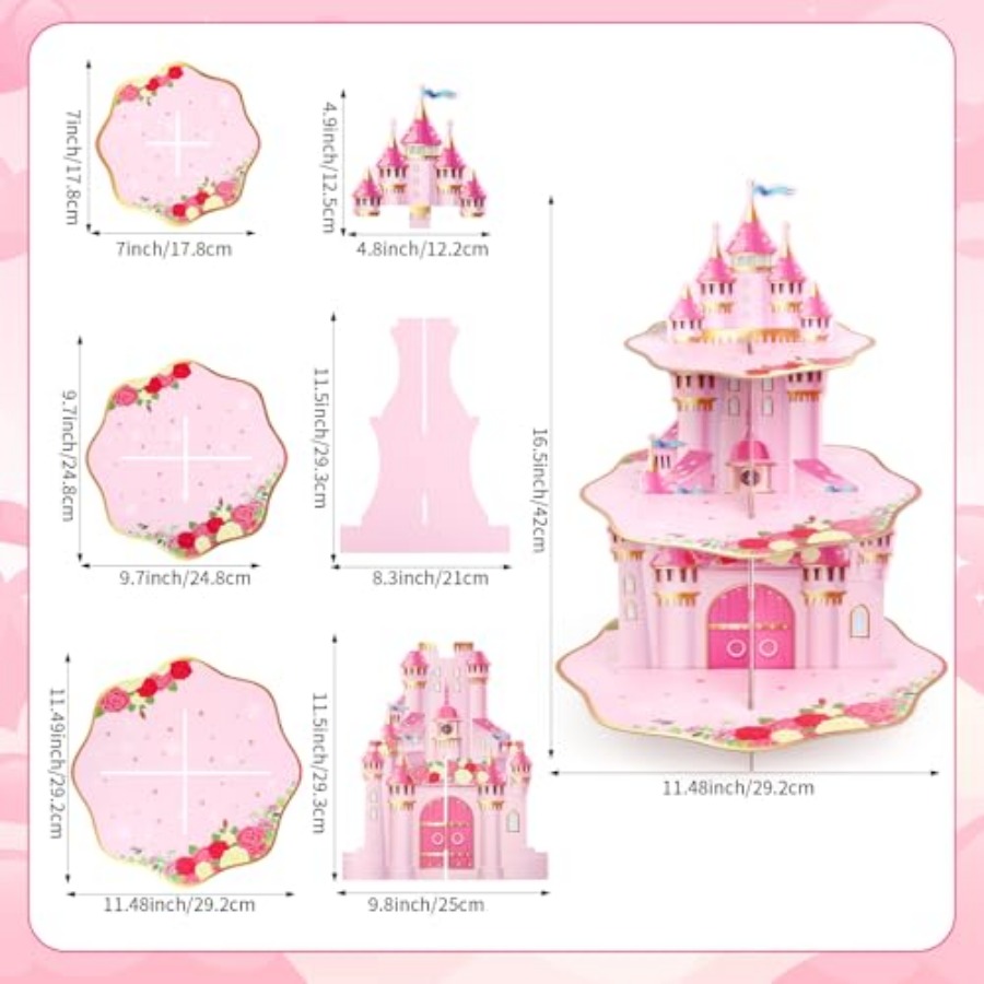 3 Tier Cupcake Stand Birthday  - Cupcake Stand Tier reseña y precio