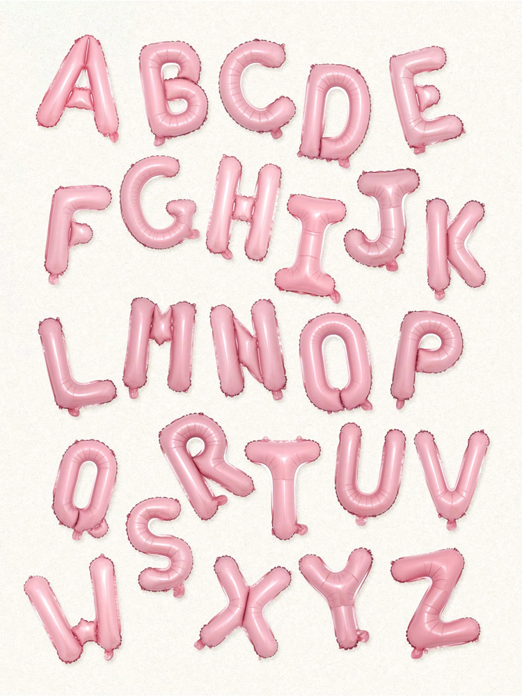 16 inch pink letter decoration - Event Z reseña y precio