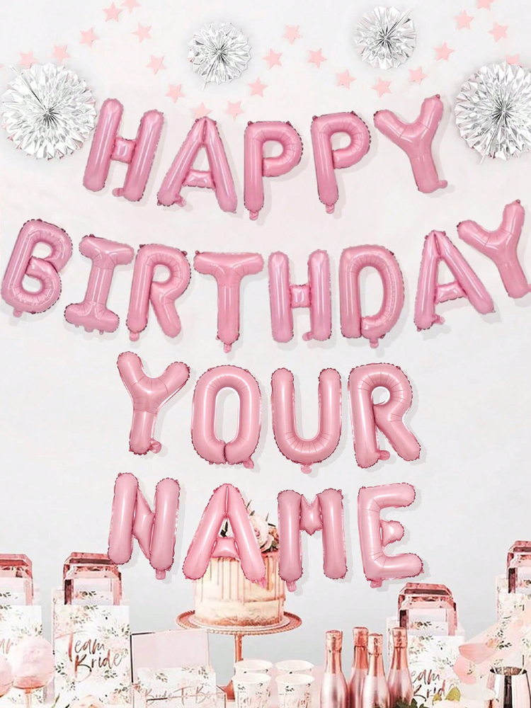 16 inch pink letter decoration - Event Z reseña y precio