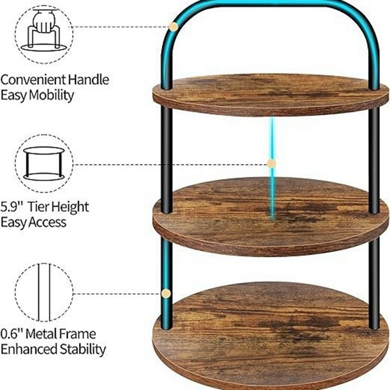 ABLN-Wooden Cupcake Stand Dess - Cupcake Stand Tier reseña y precio