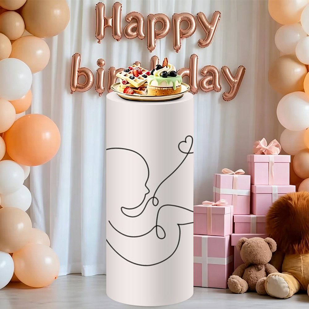 Yeele 3PCS Baby Silhouette Cyl - Dessert Table Backdrop reseña y precio