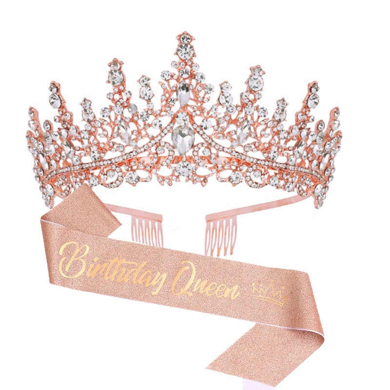 Birthday Party Decor Prop Crow - Birthday Sash Glitter reseña y precio