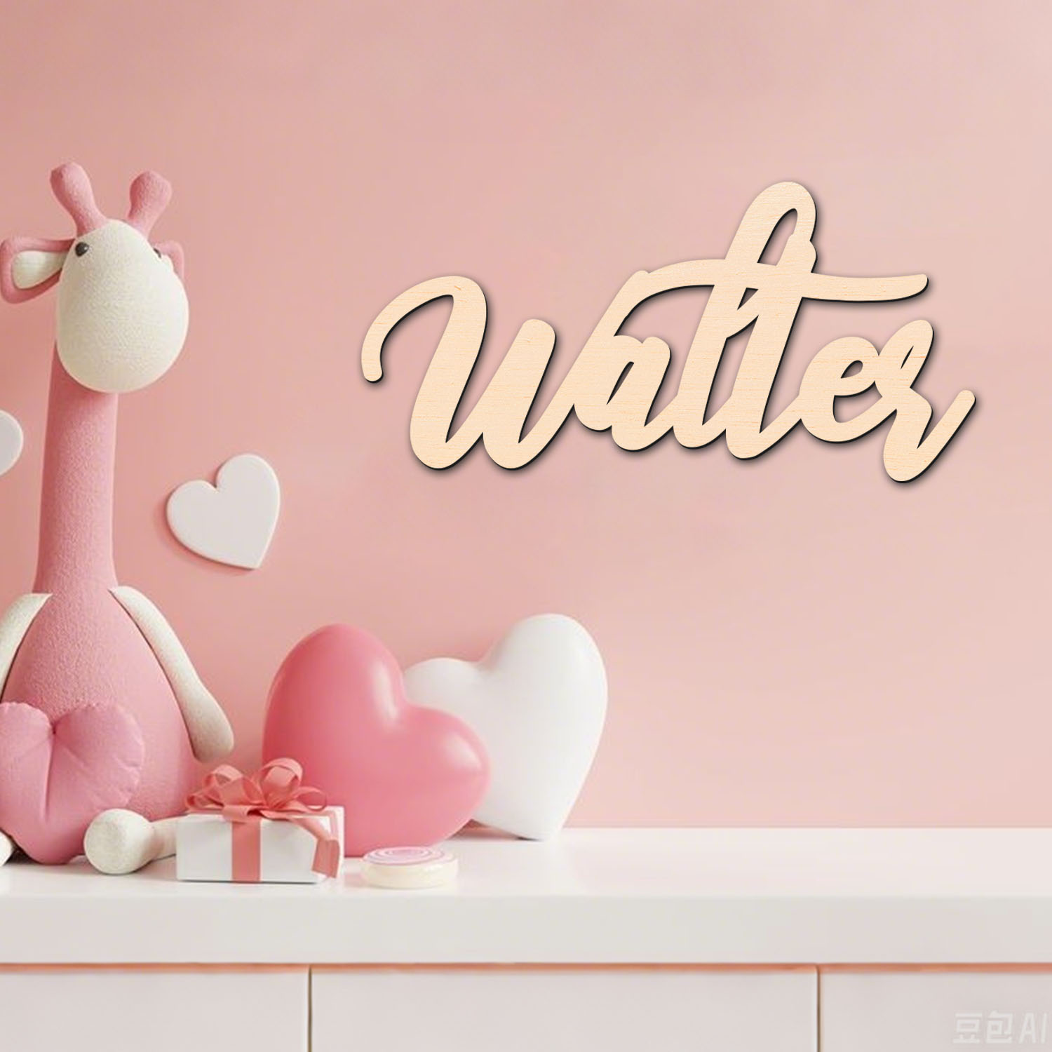 1pc Personalized Wooden Name S - Eve Party reseña y precio