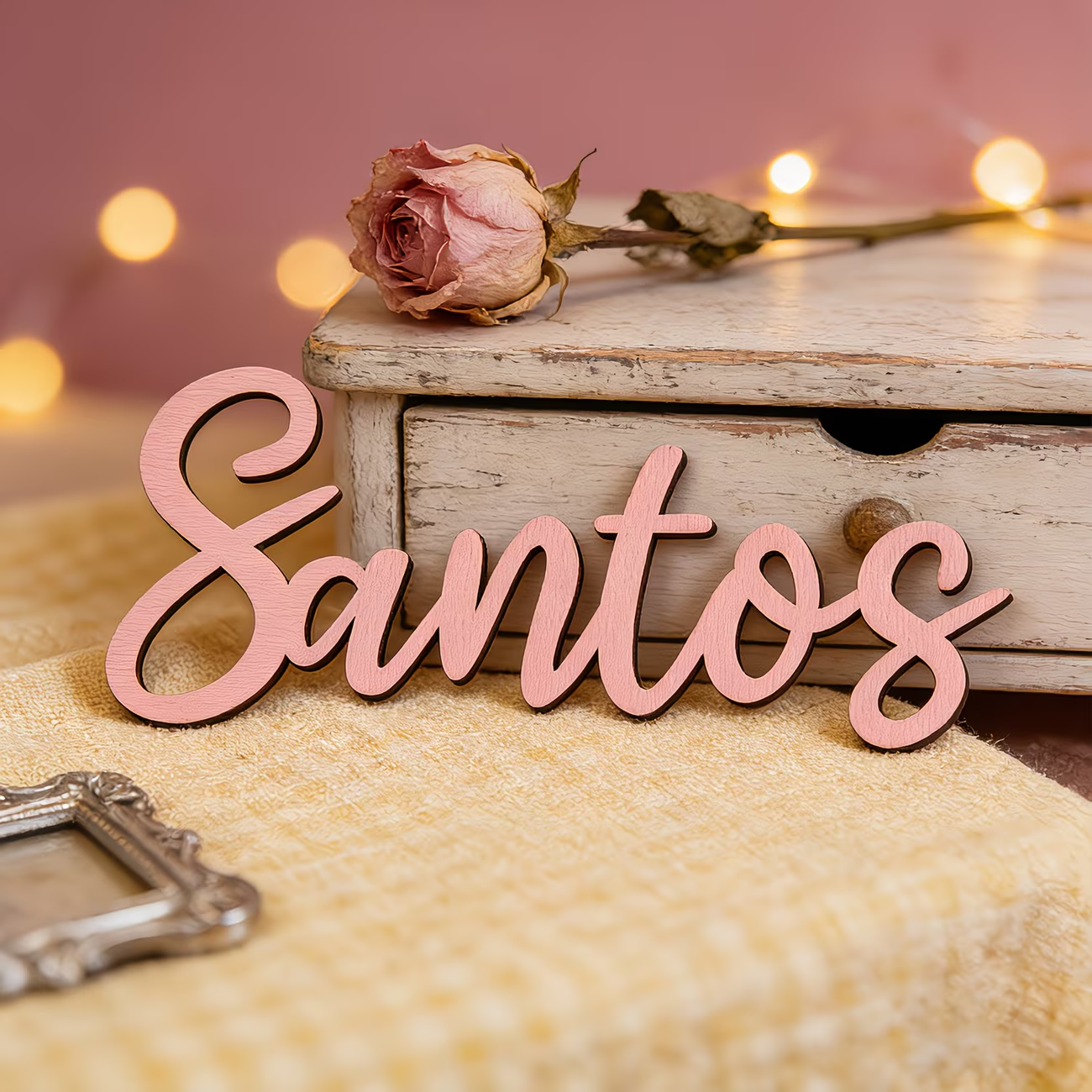 1pc personalized custom wooden - Eve Party reseña y precio