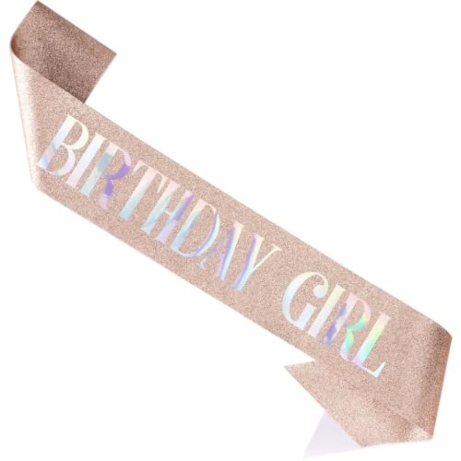 Birthday Girl Sash for Women B - Birthday Sash Glitter reseña y precio