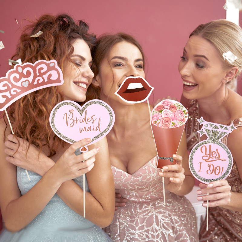 31Pcs Bachelorette Party Rose  - Photo Booth Frame reseña y precio