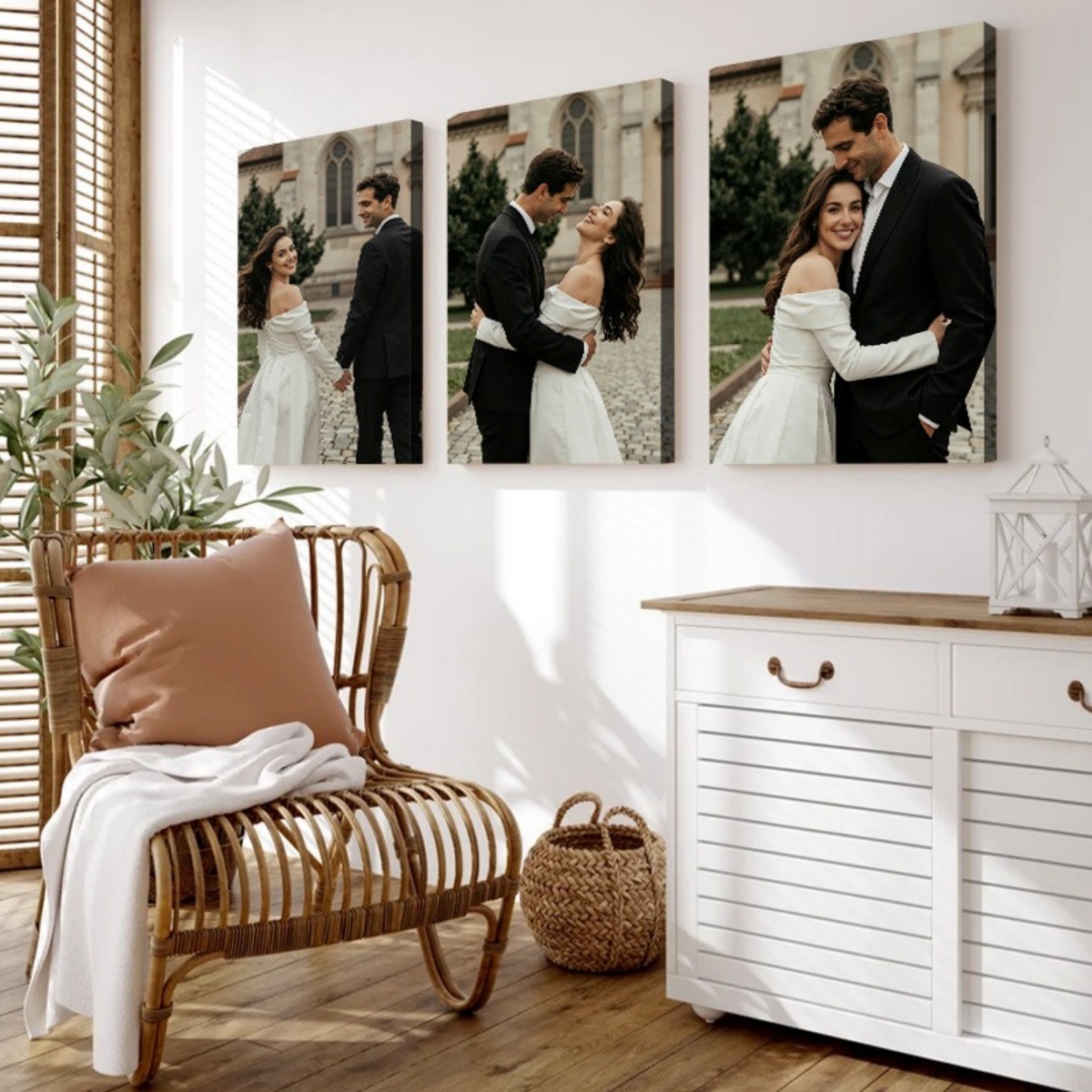 Set of 3 Custom Photo Canvas P - Eve Party reseña y precio
