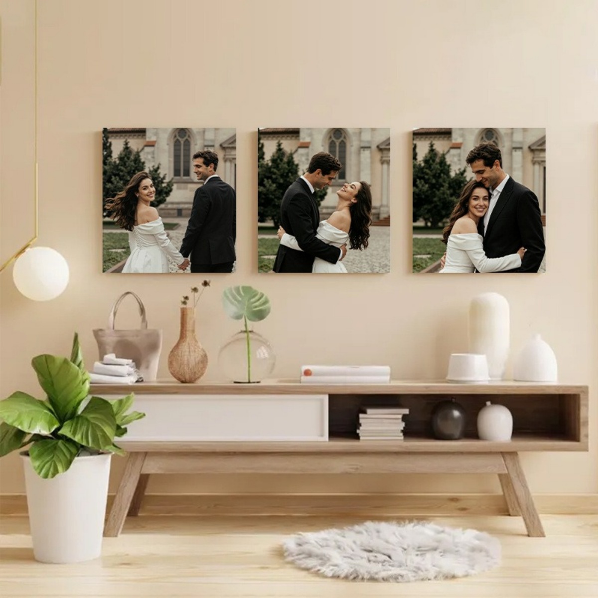 Set of 3 Custom Photo Canvas P - Eve Party reseña y precio