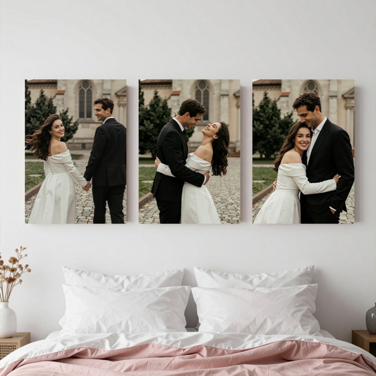 Set of 3 Custom Photo Canvas P - Eve Party reseña y precio