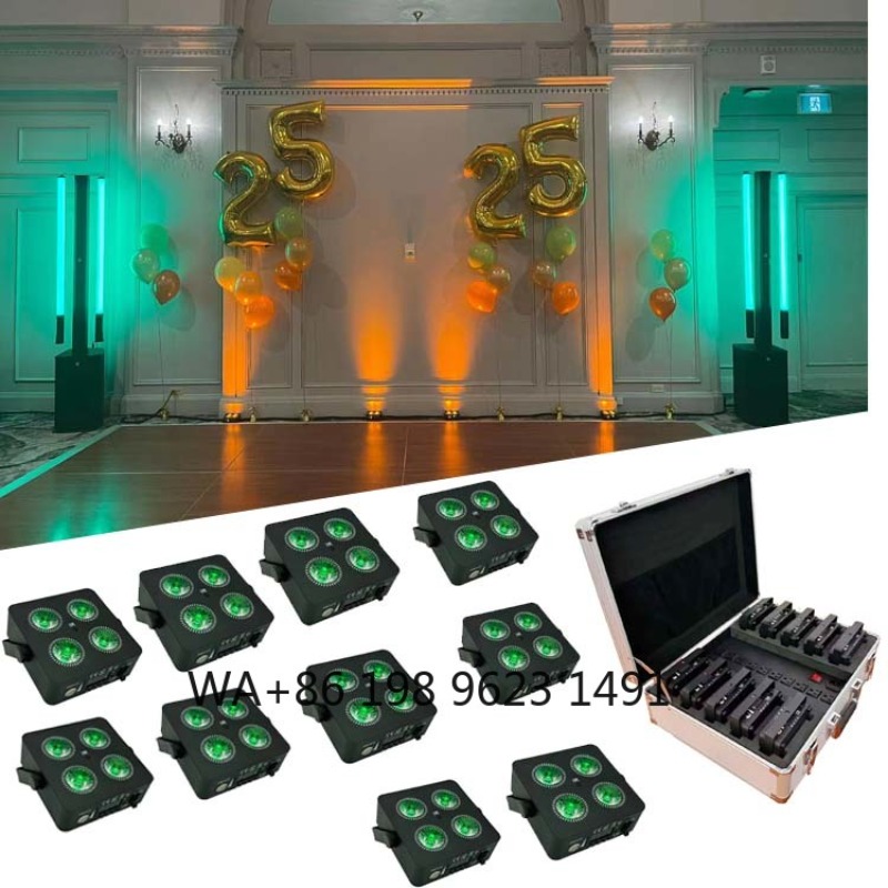 4X18W Flat Mini LED Par Light  - Event Party Dj reseña y precio