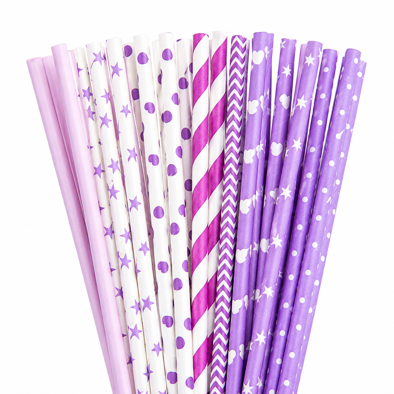 25pcs Colorful Patterned Paper - Paper Straw Color reseña y precio