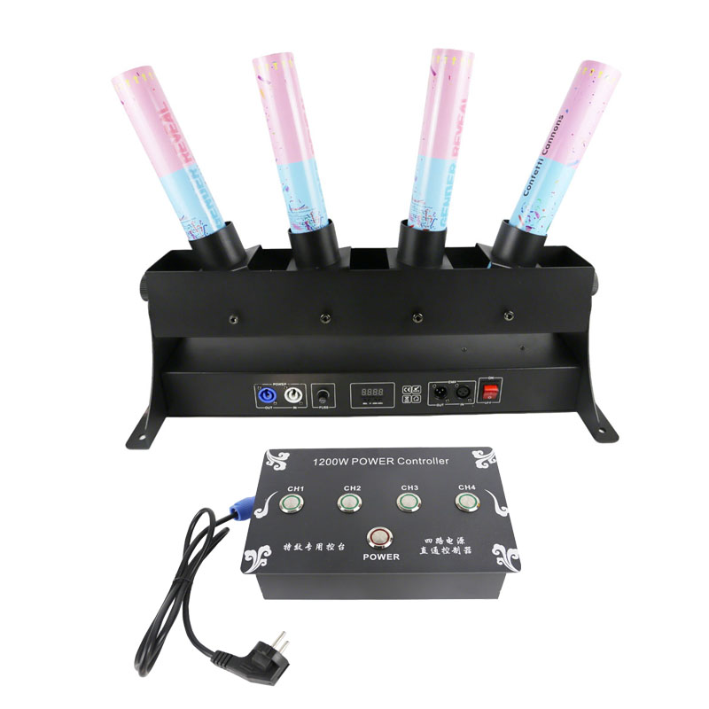 Four Tubes Gender Reveal Boy o - Confetti Cannon Tube reseña y precio