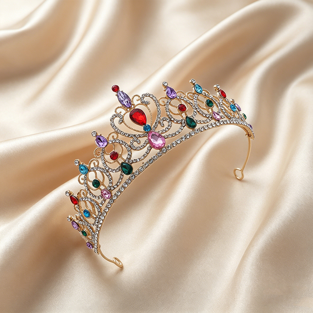 Luxury Vintage Gold Tiara Crow - Supply Event reseña y precio