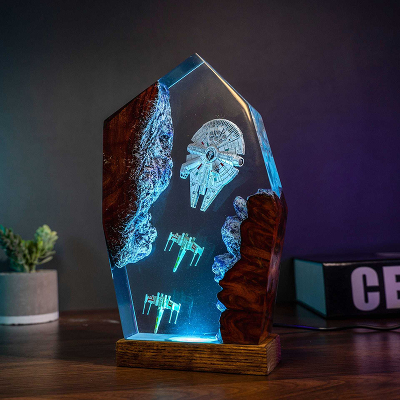 Table Resin Lamp Universe War  - Eve Party reseña y precio