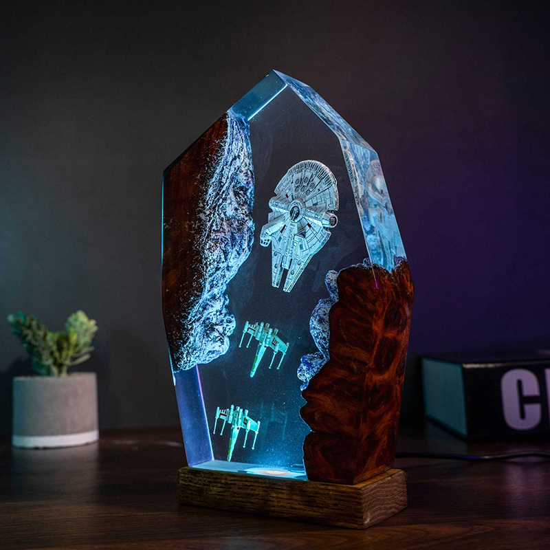 Table Resin Lamp Universe War  - Eve Party reseña y precio
