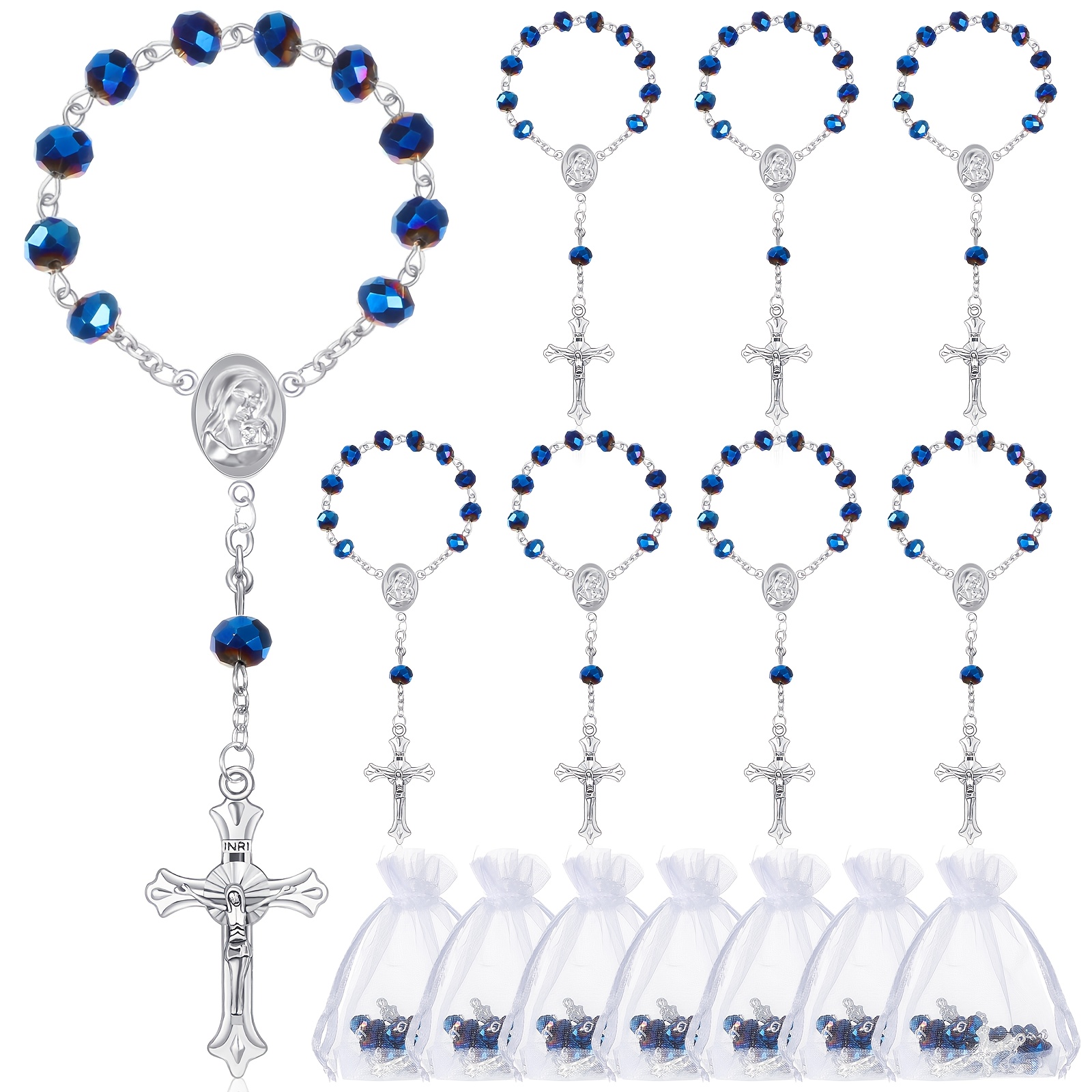 50 Sets Baptism Favors Rosary  - Party Favor Bag reseña y precio