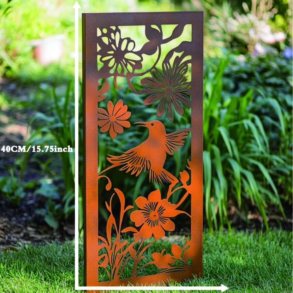 Outdoor 2D Metal Garden Wall P - Flower Wall Panel reseña y precio