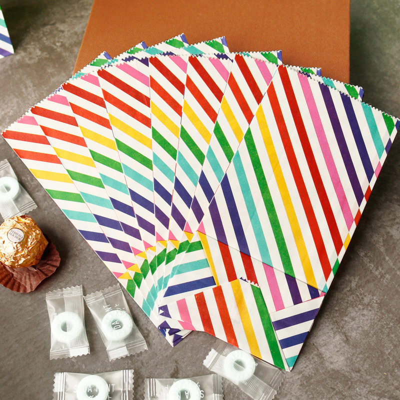 Small Paper Bags Rainbow Print - Event Party Box reseña y precio