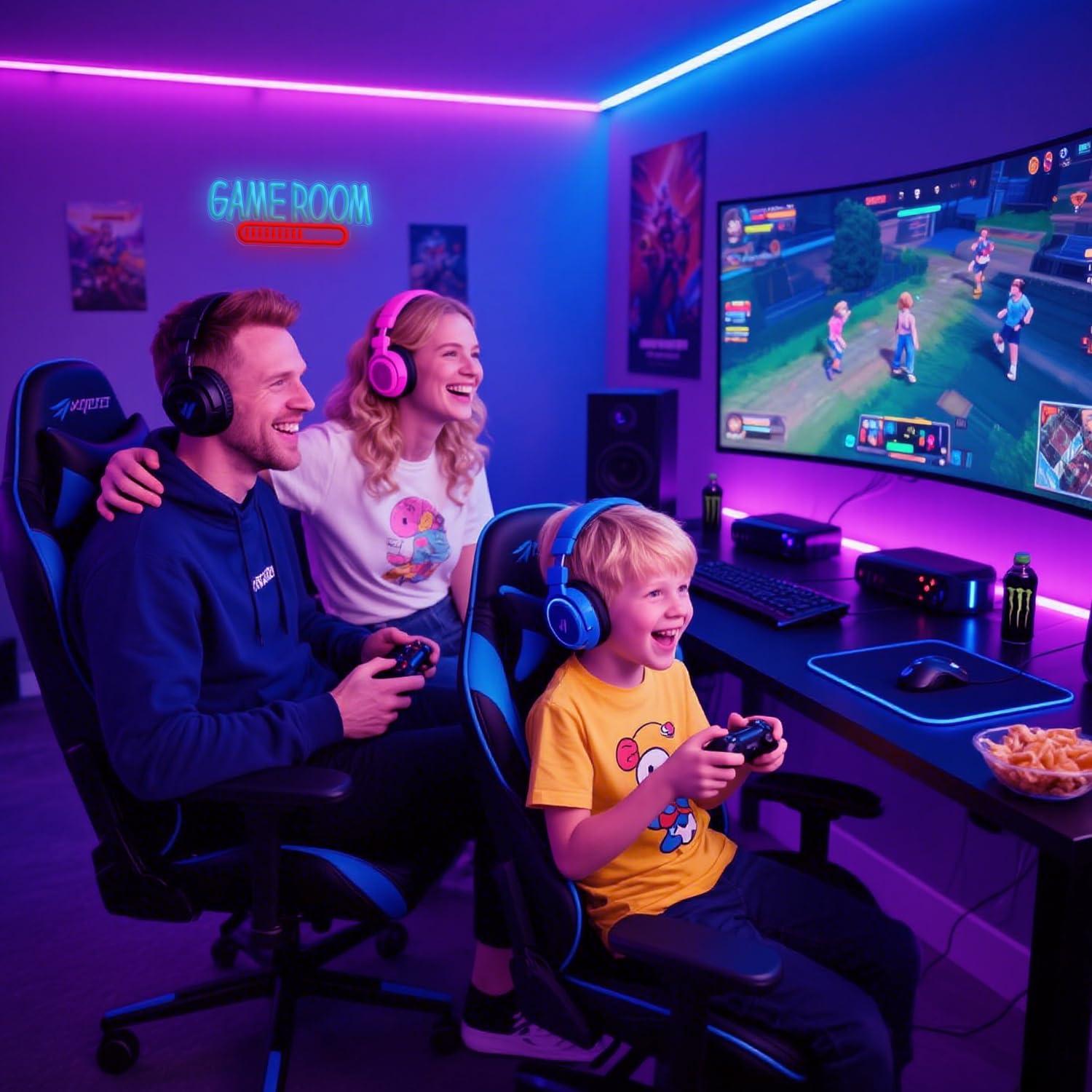 Game Room Neon Sign USB Powere - Event & Party Supply reseña y precio