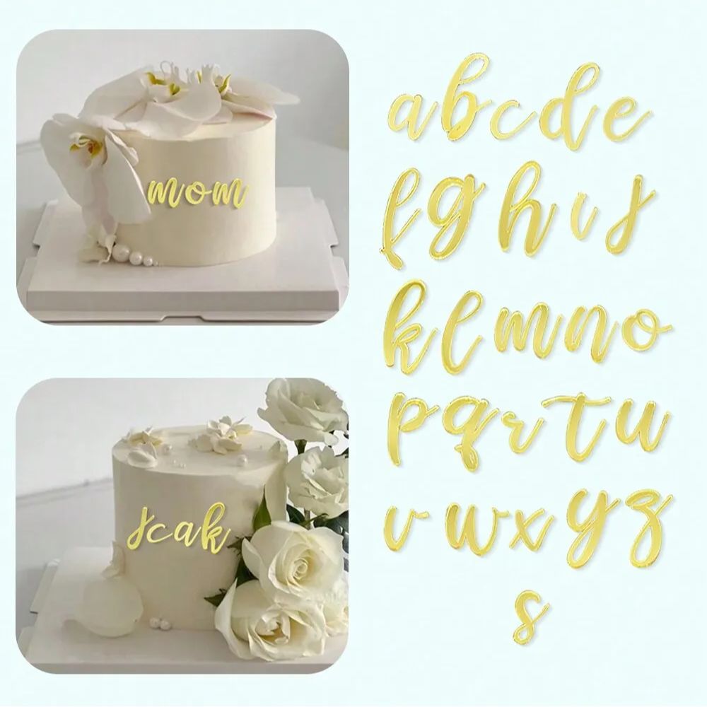 1set Golden Mirror Acrylic A-Z - Event Z reseña y precio