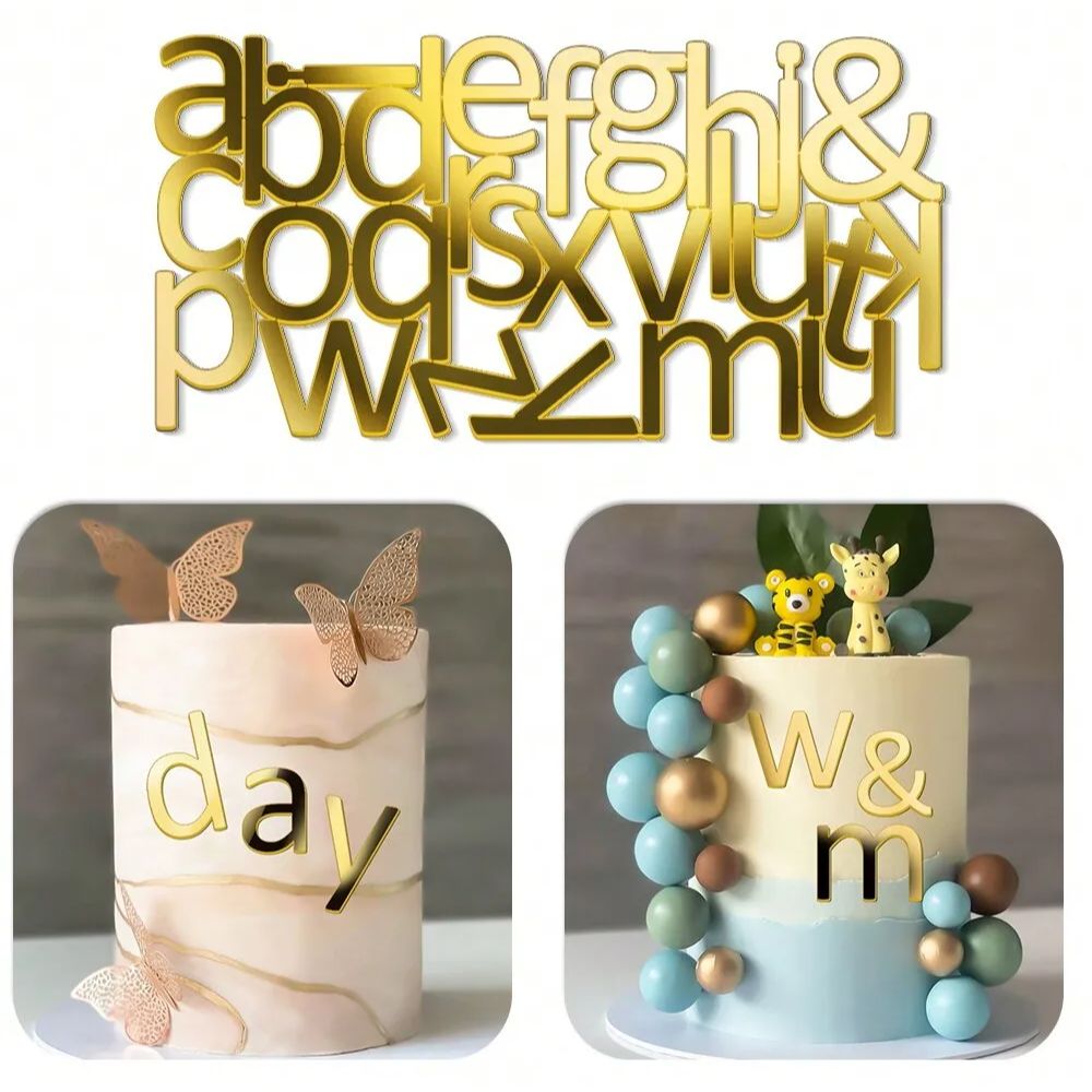 1set Golden Mirror Acrylic A-Z - Event Z reseña y precio