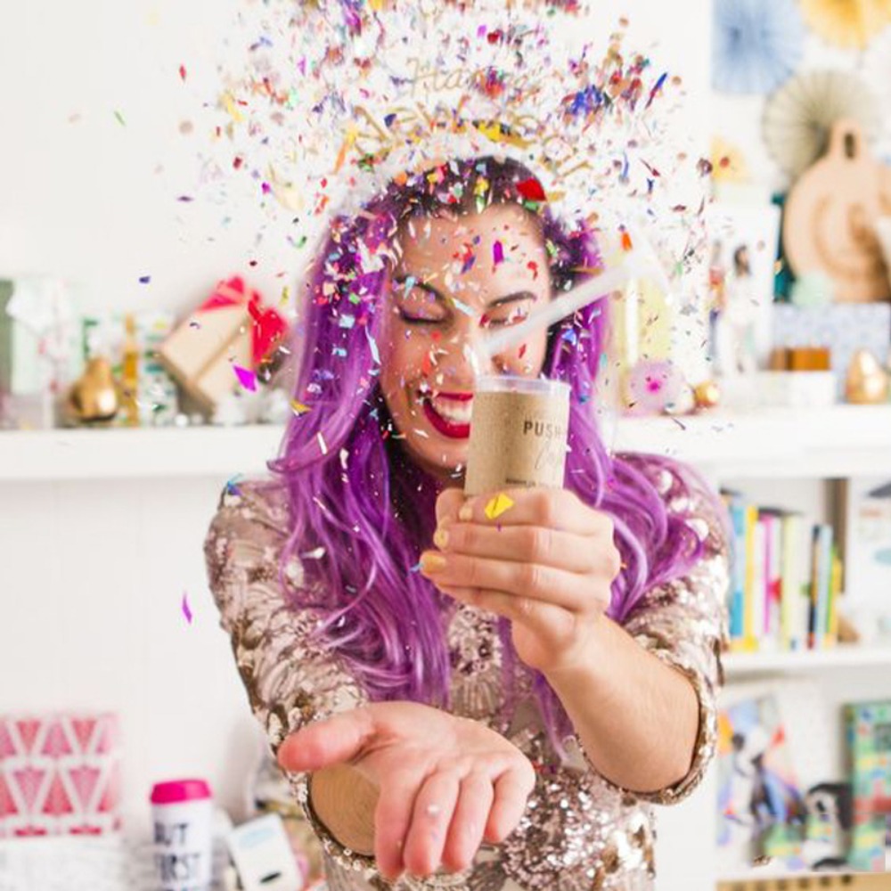 1Pcs Round Push Up Confetti Po - Confetti Cannon Tube reseña y precio