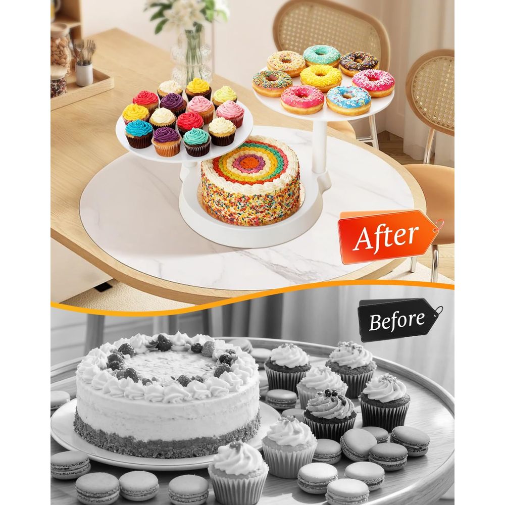 3-Tier Plastic Cupcake Stand,  - Cupcake Stand Tier reseña y precio