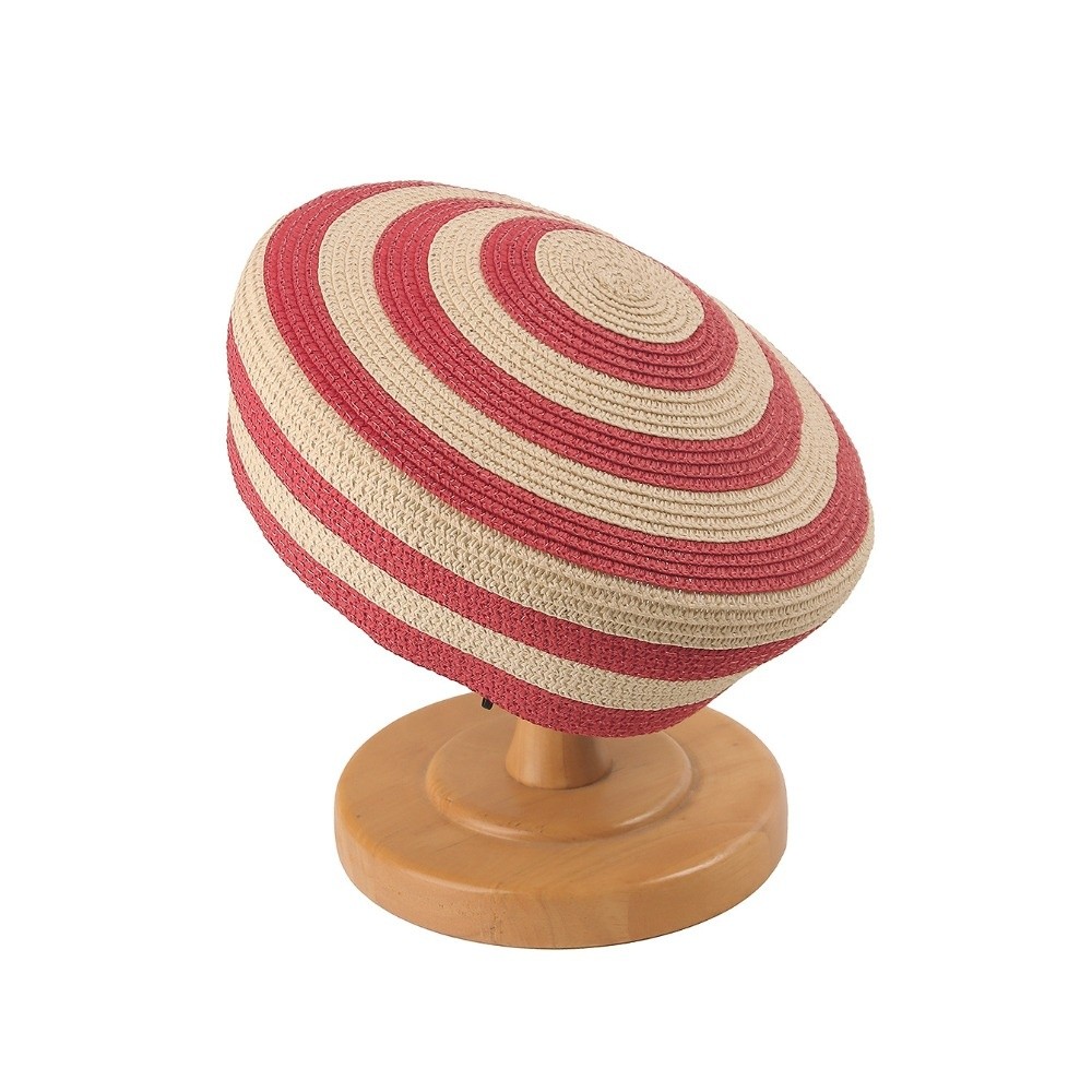 Brim Hat Striped Pattern Straw - Paper Straw Color reseña y precio